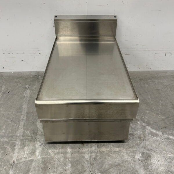 Stainless steel Work Unit Neutral Blind unit with drawer 40 cm Hospitality
