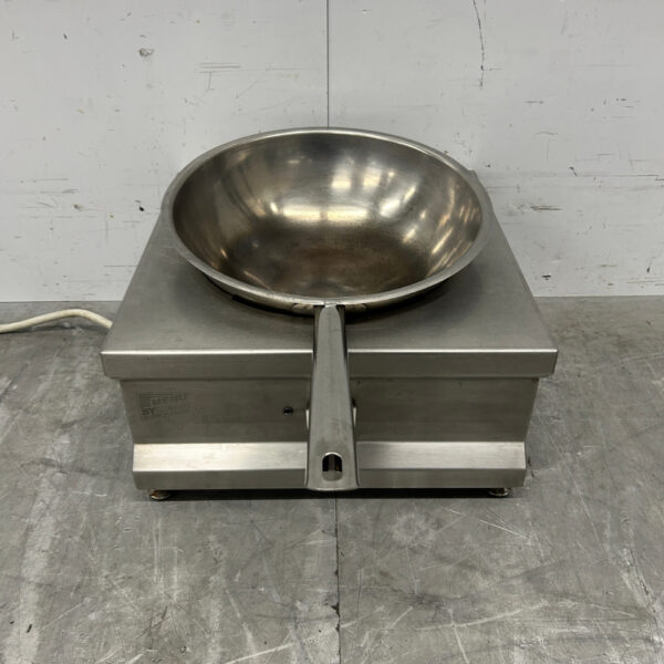 Stainless steel Menu System Wok 300 Induction wok wok burner wok plate with wok pan 5 kW 400V Horeca