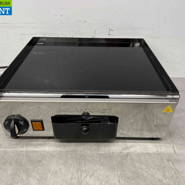 Stainless steel Milan Toast Vitroceramic Ceramic Grill Plate Smooth 36 cm 230V Catering