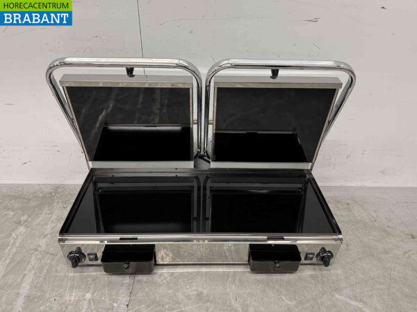 Stainless steel Milan Toast Vitroceramic Double Contact Grill Panini Grill 2 x 230V Horeca - Image 5