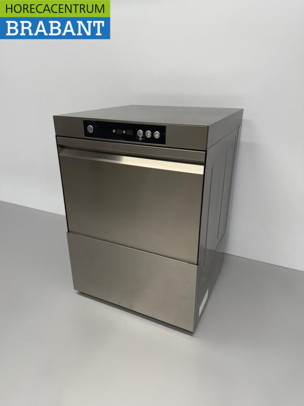 Stainless steel Asber Profi-line Dishwasher Dishwasher with drain pump and soap pumps 230V Horeca - Image 2