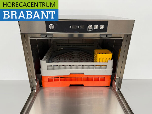 Stainless steel Asber Profi-line Dishwasher Dishwasher with drain pump and soap pumps 230V Horeca - Image 4