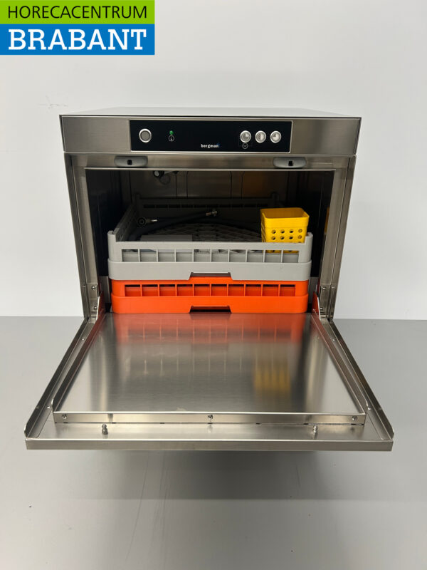 Stainless steel Asber Dishwasher Dishwasher with drain pump and soap dispenser 230V Horeca - Image 4