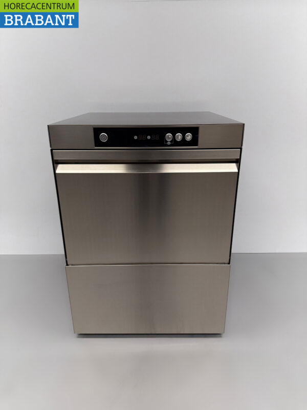 Stainless steel Asber Profi-line Dishwasher Dishwasher with drain pump and soap pumps 400V Horeca