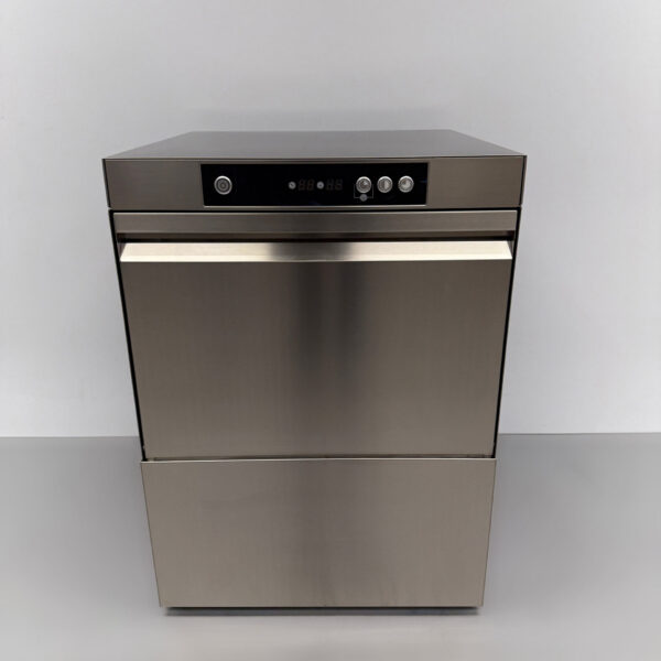 Stainless steel Asber Premium-line Dishwasher Dishwasher with drain pump and soap pumps 400V Horeca