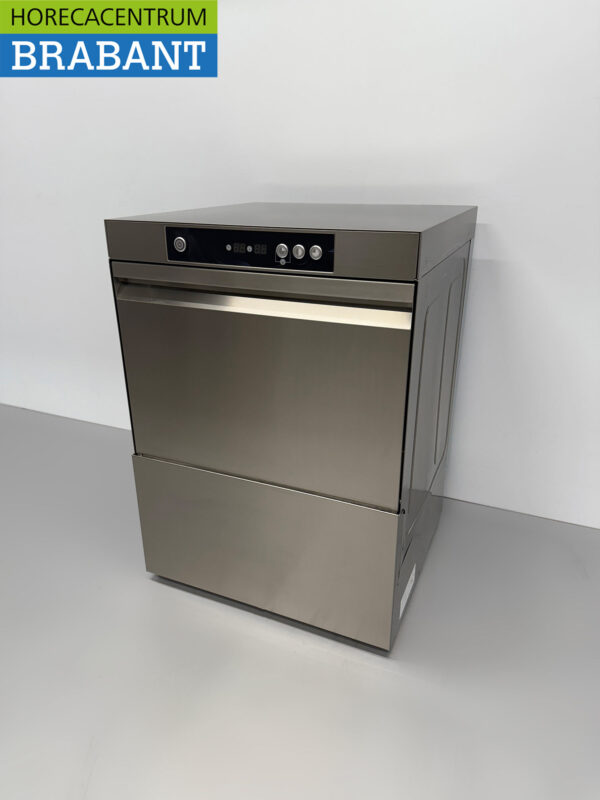 Stainless steel Asber Profi-line Dishwasher Dishwasher with drain pump and soap pumps 400V Horeca - Image 2