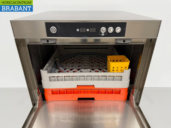 Stainless steel Asber Profi-line Dishwasher Dishwasher with drain pump and soap pumps 400V Horeca - Image 4