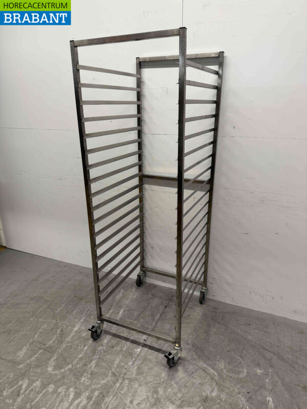 Stainless steel Regal trolley 18 x 2/1 GN Horeca - Image 2