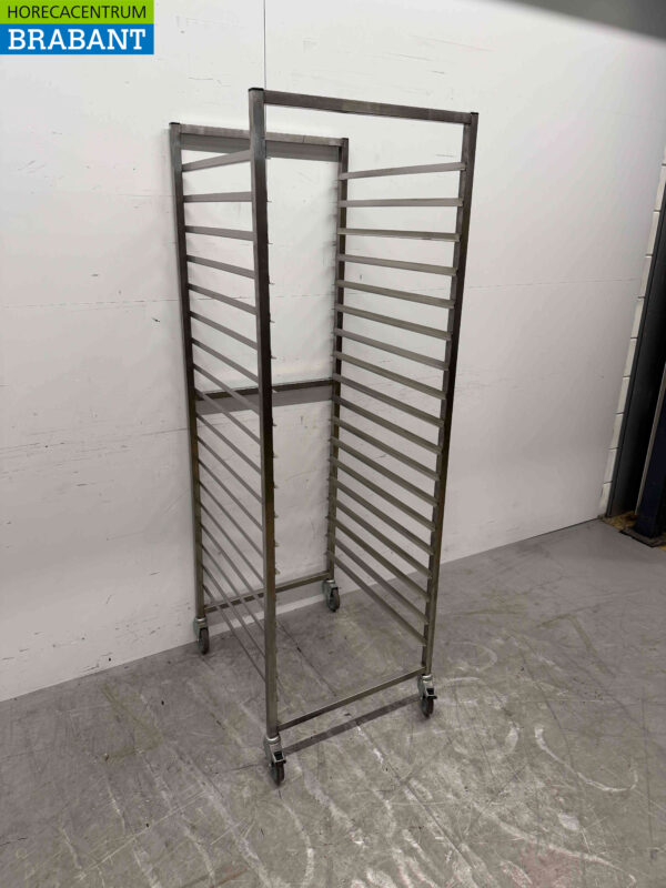 Stainless steel Regal trolley 18 x 2/1 GN Horeca - Image 3