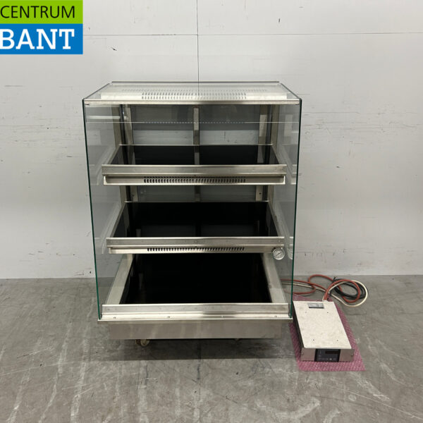 Ubert stainless steel warming display case Warming display case 80 cm 230V Horeca