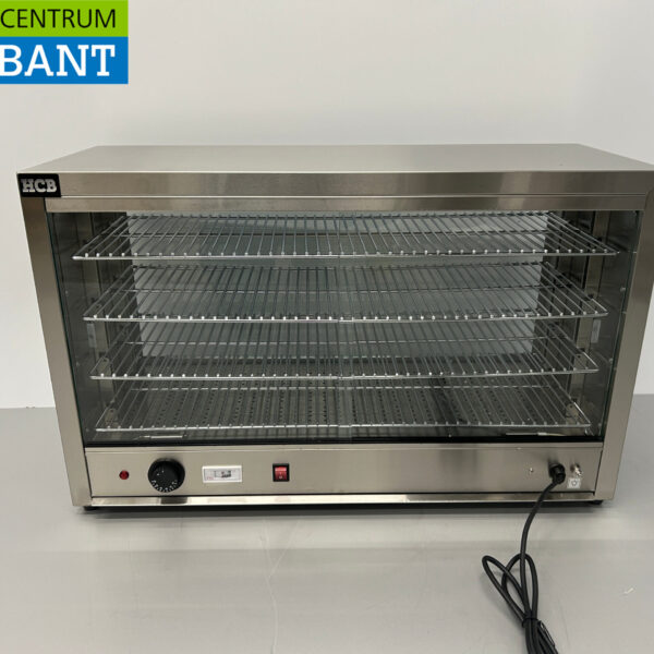 Stainless steel warming cabinet warming display case 85 cm 230V Horeca