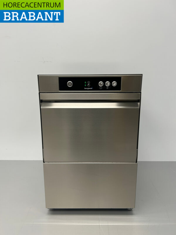 Stainless steel Asber 40 Glass Washing Machine Glass washer with water softener and drain pump 230V Catering