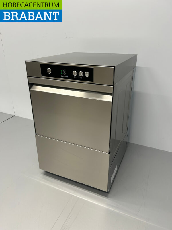 Stainless steel Asber 40 Glass Washing Machine Glass washer with water softener and drain pump 230V Catering - Image 2