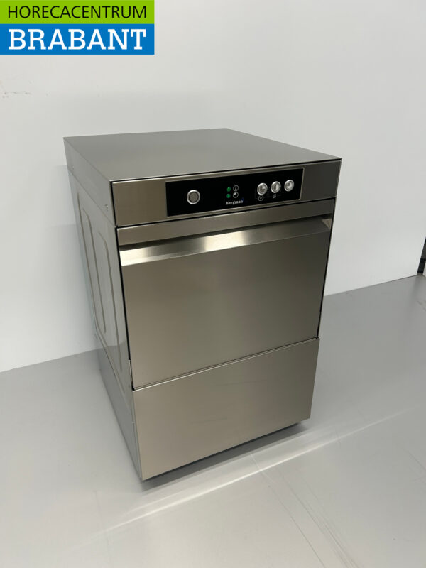 Stainless steel Asber 40 Glass Washing Machine Glass washer with water softener and drain pump 230V Catering - Image 3