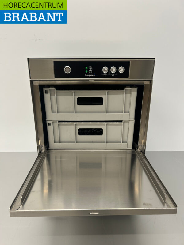 Stainless steel Asber 40 Glass Washing Machine Glass washer with water softener and drain pump 230V Catering - Image 4