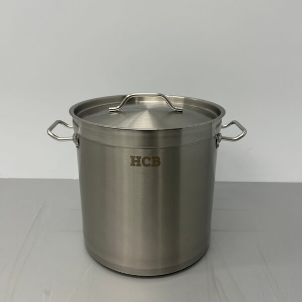 Stainless steel HCB Soup Pan Cooking Pan Induction 28,5 x 29 cm 17 liter Catering