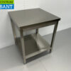 HCB Stainless Steel Work Table Basic-line 70 x 70 x 85 cm Catering - Image 2