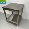 HCB Stainless Steel Work Table Basic-line 70 x 70 x 85 cm Catering - Image 3