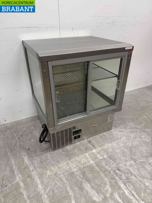 Stainless steel Gamko Refrigerated Display case Cooling 64,5 cm 230V Catering - Image 3
