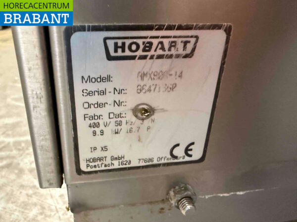 Stainless steel Hobart Pass-through Dishwasher Dishwasher 400V Catering - Image 6