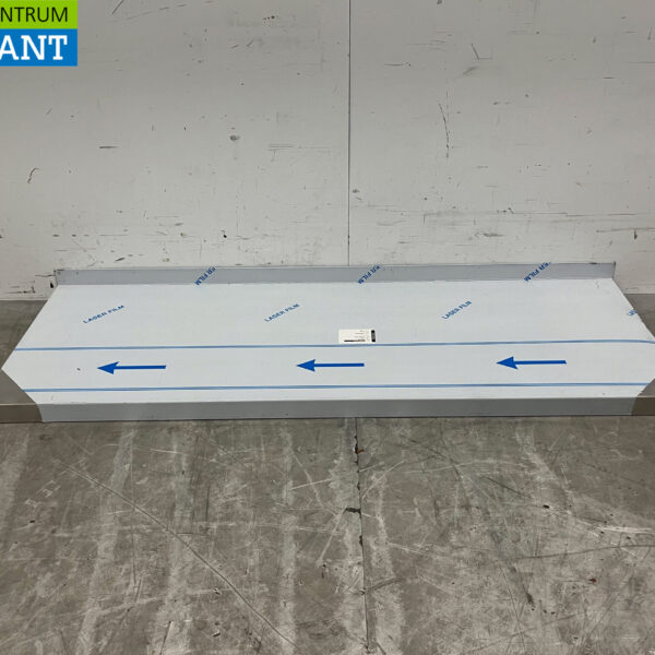 Stainless steel Wall Shelf 130 x 50 cm Horeca
