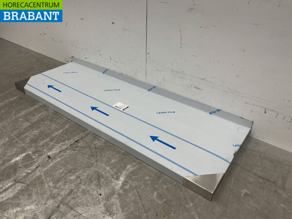 Stainless steel Wall Shelf 130 x 50 cm Horeca - Image 2