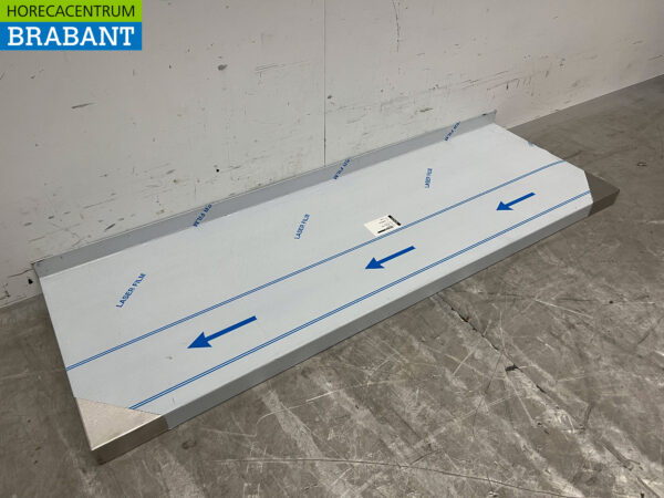Stainless steel Wall Shelf 130 x 50 cm Horeca - Image 3