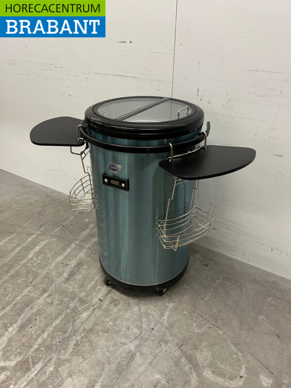 Stainless steel Mobile Party Cooler 50 liters 230V Catering - Image 2