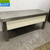 Stainless Steel Worktable 200 x 80 x 90 cm Horeca - Image 3