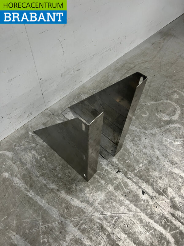 Stainless Steel Brackets Wall Bracket 45 x 53 cm Catering - Image 4