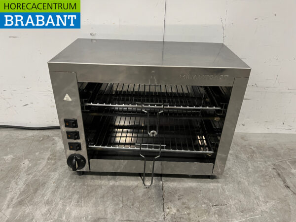 Stainless steel Milan Toast Salamander Toaster 44 cm 230V Horeca
