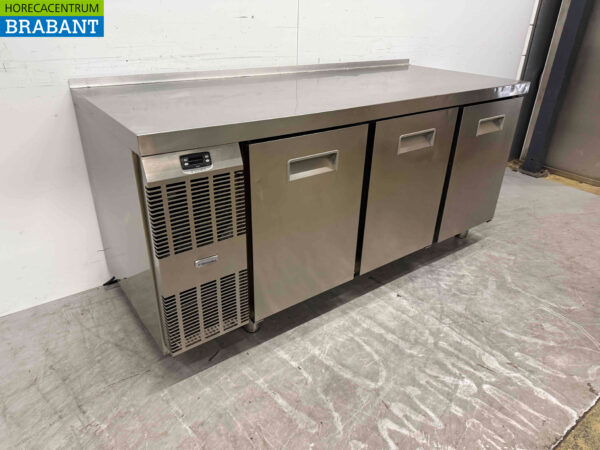 Stainless steel Electrolux Refrigerated Workbench 3 doors 172 cm 230V Catering - Image 2