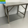 Stainless Steel Collapsible Work Table 100 x 70 x 85 cm Catering - Image 3