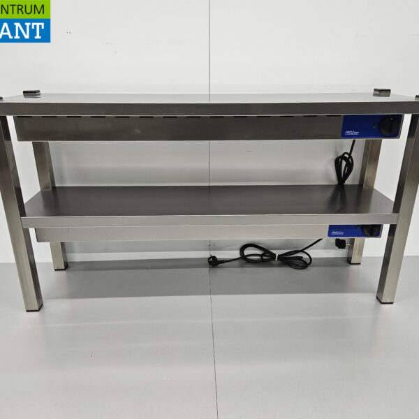 Stainless steel Double Heat Bridge Heated Etagere Premium-line 120 cm Catering
