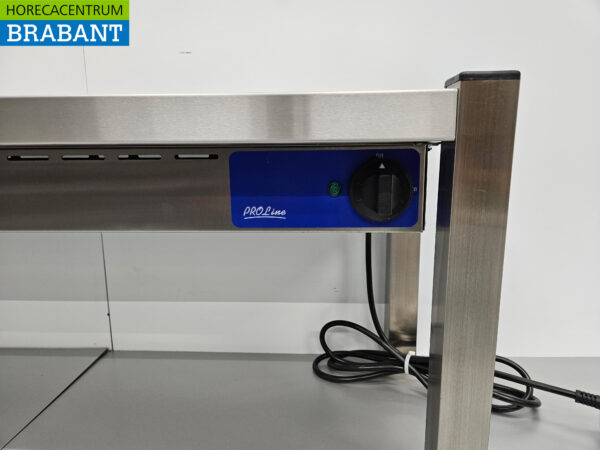 Stainless steel warming bridge Heated Etagere Premium-line 100 cm Horeca - Image 4