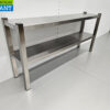 Stainless steel HCB Double Etagere Bridge Premium-line 140 cm Horeca - Image 3