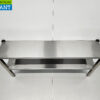 Stainless steel HCB Double Etagere Bridge Premium-line 140 cm Horeca - Image 4