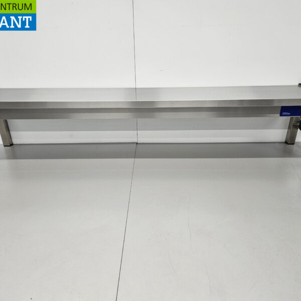 Stainless steel warming bridge warming etagere Premium-line 180 cm Horeca
