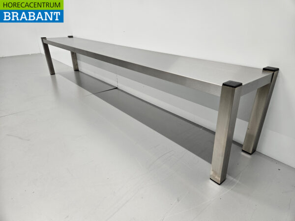 Stainless steel HCB Etagere Bridge Premium-line 200 cm Horeca - Image 2