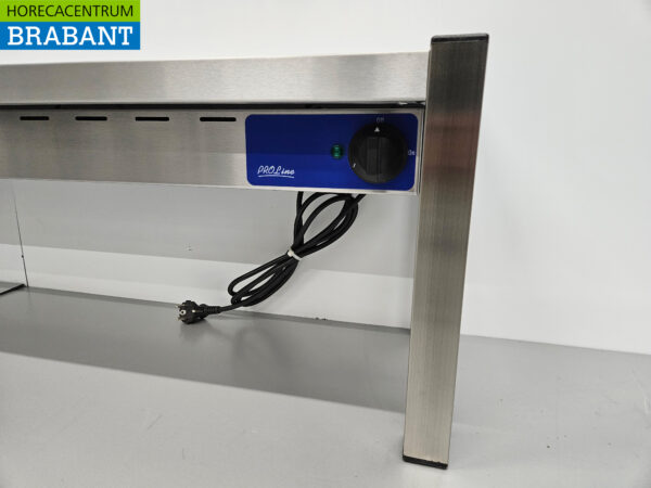 Stainless steel warming bridge warming rack 160 cm Catering - Image 5