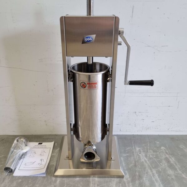 Stainless steel Vertical stuffing can stopper sausage filler 5 liters Catering Butchery