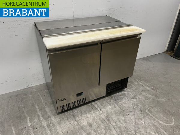 Stainless steel Zanussi Saladette Refrigerated Workbench 95,5 cm 230V Horeca - Image 3