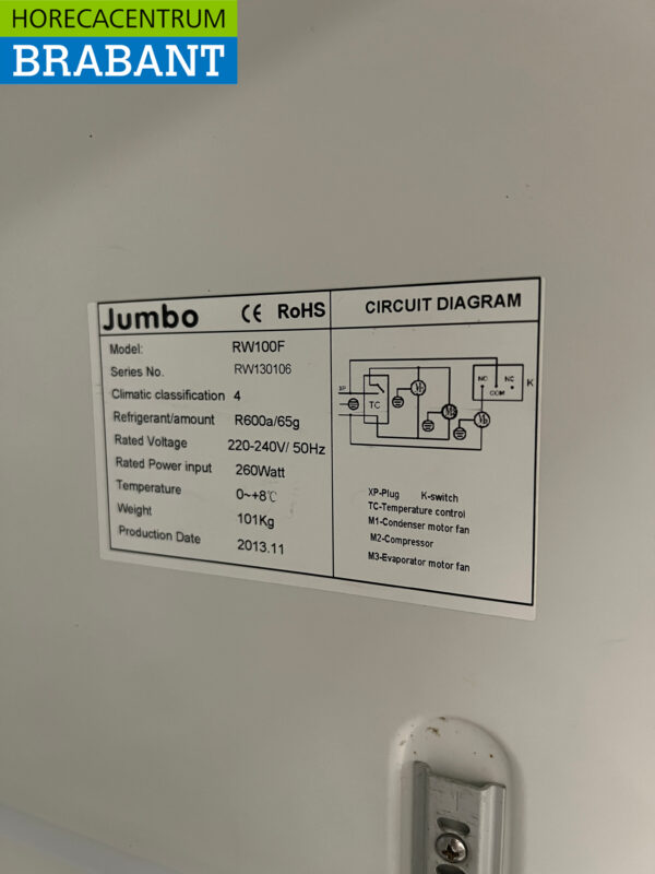 Jumbo Refrigeration Refrigerator 230V Catering - Image 5