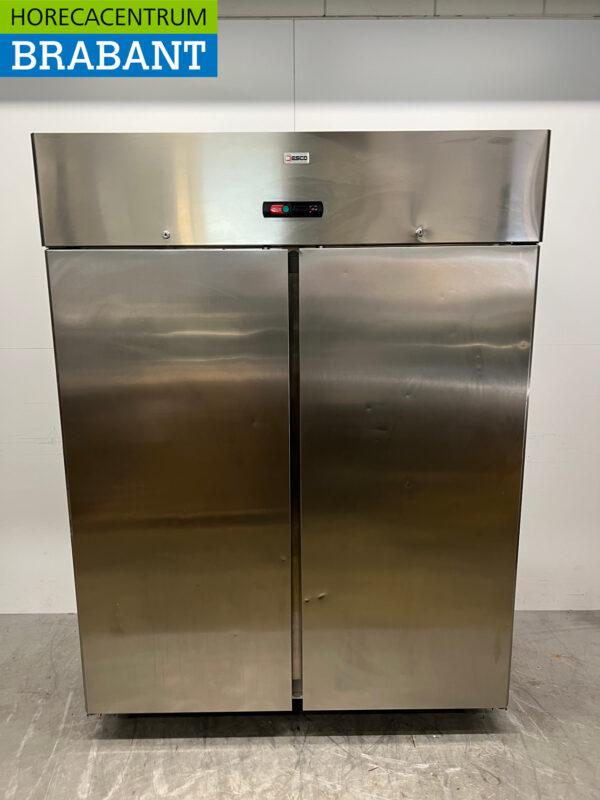 Desco stainless steel double door freezer Freezer cabinet 1340 liters 230V Horeca