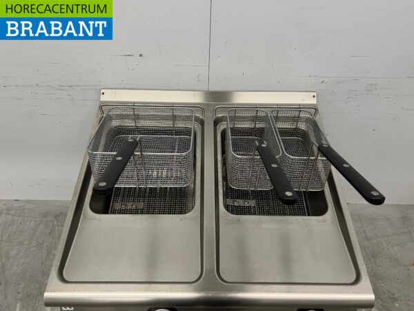 Stainless steel Modular Double fryer 2 x 17 liters 33 kW 400V Catering - Image 4