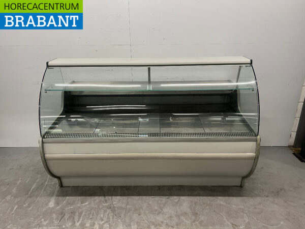Refrigerated display case 191.5 cm 230V Cafeteria Fries Tent Catering
