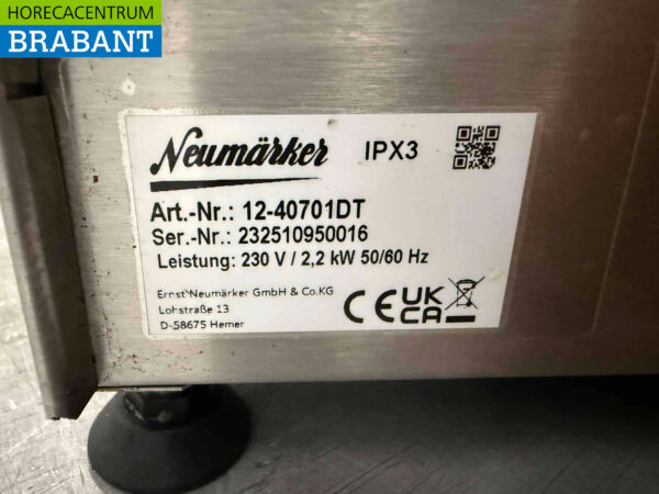 Stainless steel Neumarker Crêpes maker Crêpe griddle grill 230V Horeca - Image 7