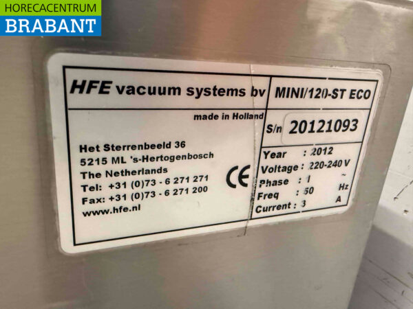 Stainless steel Henkovac Mini/120ST ECO Vacuum machine Vacumizer 260 mm 230V Catering - Image 7
