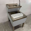 Stainless steel Double Sink Sink Pouring Bowl combi Faucet 50 cm Catering - Image 2