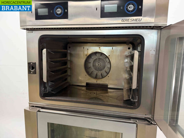 Stainless steel Wiesheu B4 + B8 Hot air oven store oven 15 x 60 x 40 cm 400V Horeca - Image 5
